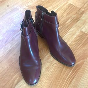 Coach Coleen Burgundy Boots